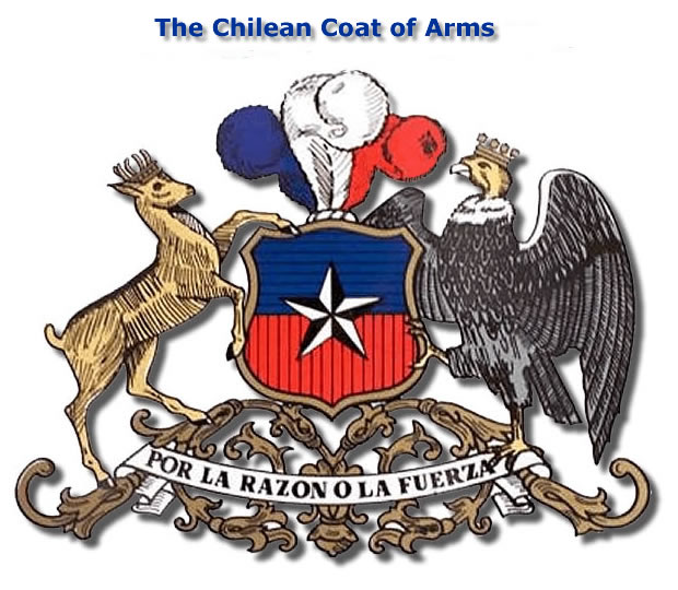 The chilean coat of arms